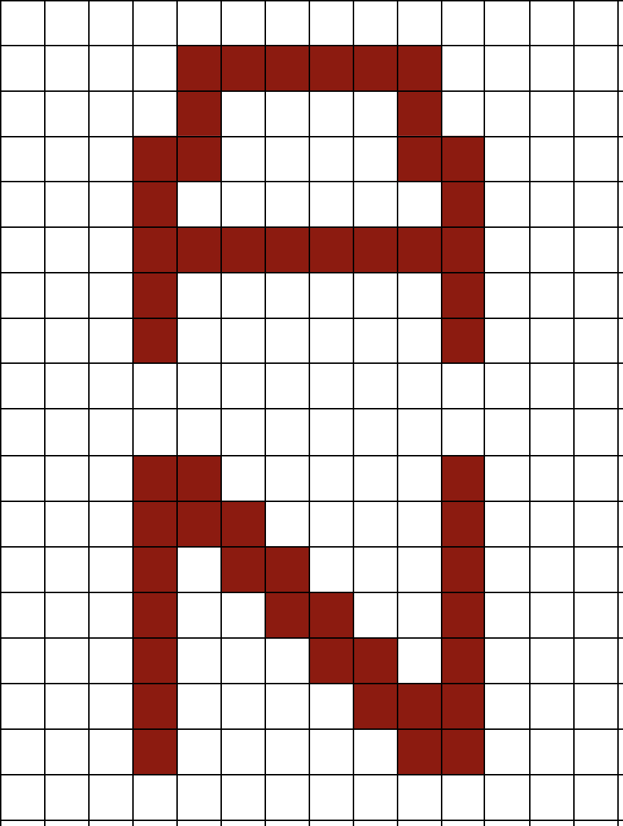 Picture of my weaved initials.